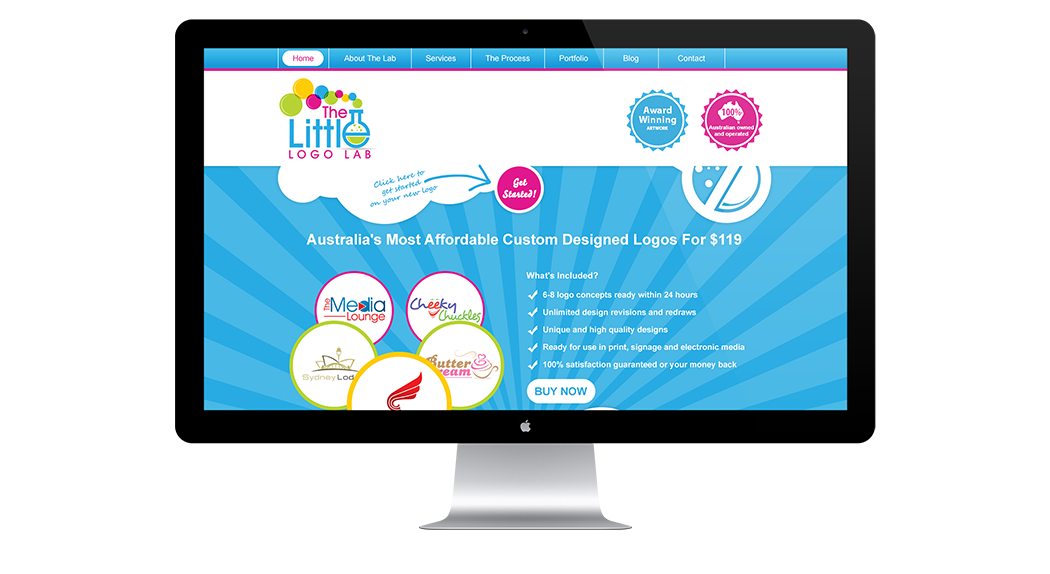 The Little Logo Lab Website Design & Development