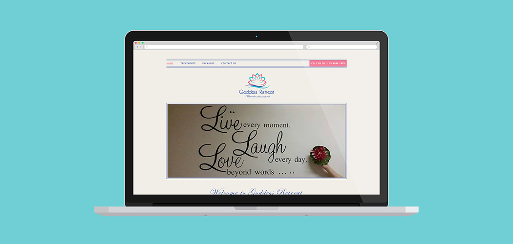 Goddess Retreat Website Design